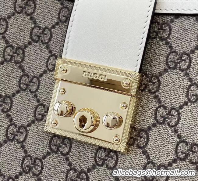 Promotional Gucci Padlock GG Canvas Large Handbag 838991 White 2025