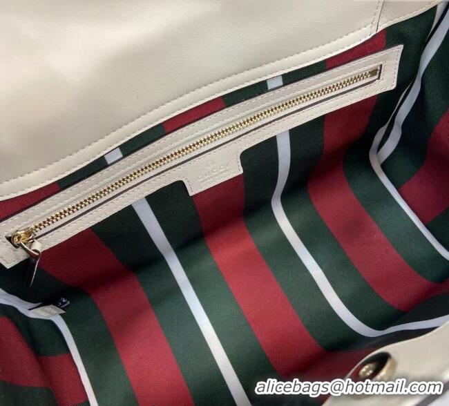 Promotional Gucci Padlock GG Canvas Large Handbag 838991 White 2025