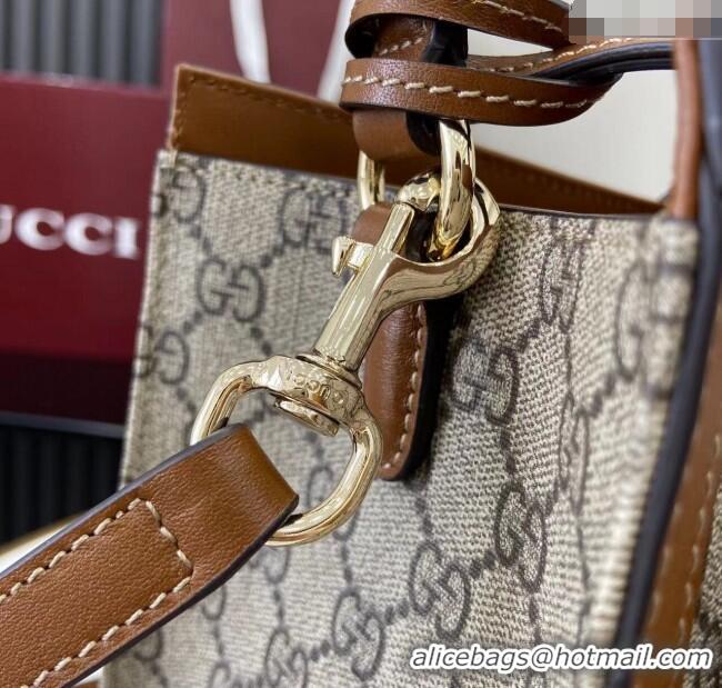 Luxury Discount Gucci Padlock GG Canvas Large Handbag 838991 Brown 2025