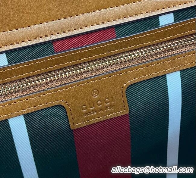 Luxury Discount Gucci Padlock GG Canvas Large Handbag 838991 Brown 2025