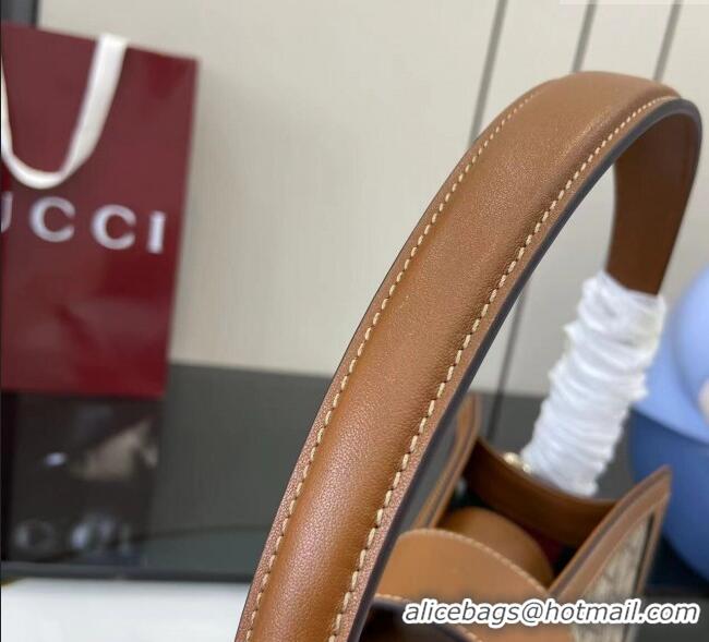Luxury Discount Gucci Padlock GG Canvas Large Handbag 838991 Brown 2025