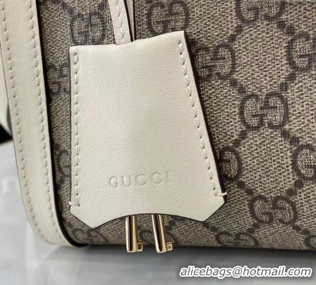 Shop Discount Gucci Padlock GG Canvas Medium Handbag 838992 White 2025