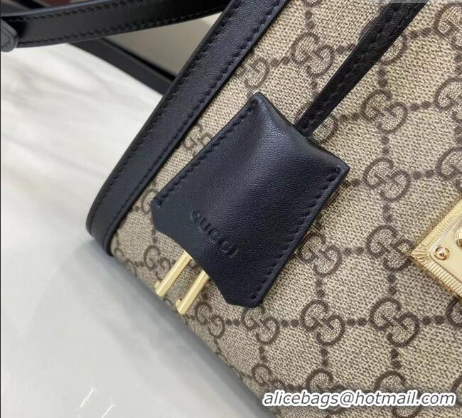 Unique Grade Gucci Padlock GG Canvas Medium Handbag 838992 Black 2025