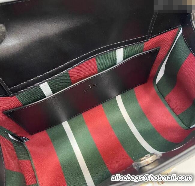 Unique Grade Gucci Padlock GG Canvas Medium Handbag 838992 Black 2025