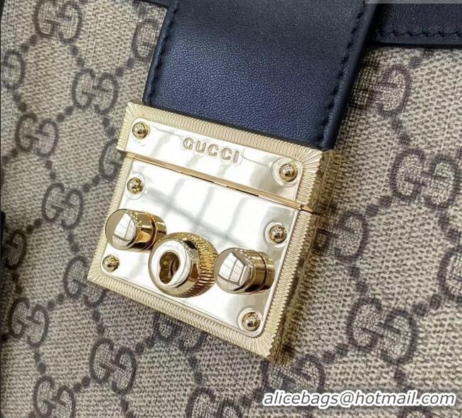 Unique Grade Gucci Padlock GG Canvas Medium Handbag 838992 Black 2025