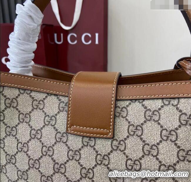 Buy Fashionable Gucci Padlock GG Canvas Medium Handbag 838992 Brown 2025