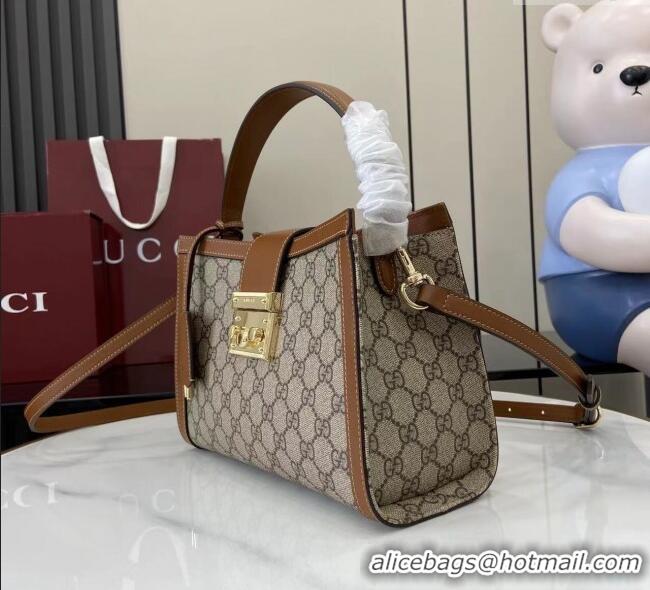 Buy Fashionable Gucci Padlock GG Canvas Medium Handbag 838992 Brown 2025