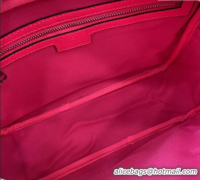 Low Cost Gucci Mens GG Monogram Medium crossbody bag with print 839380 Beige/Bright Pink 2025