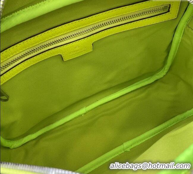 Buy Classic Gucci Mens GG Monogram Medium crossbody bag with print 839380 Beige/Acid Green 2025