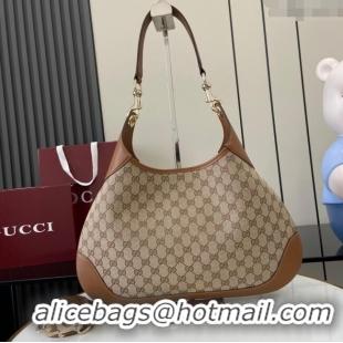 Cheap Price Gucci B medium shoulder bag in GG Canvas 834981 Brown 2025