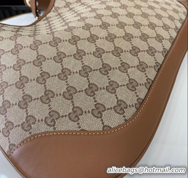 Cheap Price Gucci B medium shoulder bag in GG Canvas 834981 Brown 2025