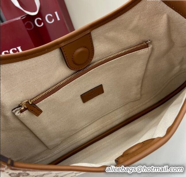 Cheap Price Gucci B medium shoulder bag in GG Canvas 834981 Brown 2025