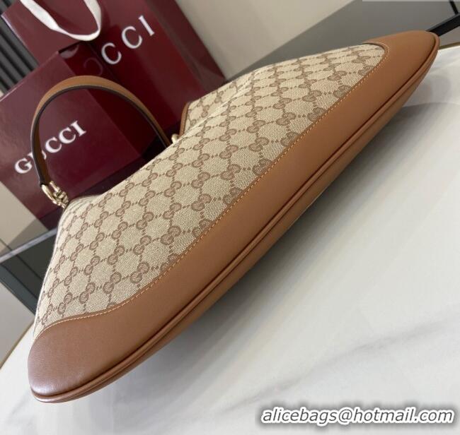 Cheap Price Gucci B medium shoulder bag in GG Canvas 834981 Brown 2025