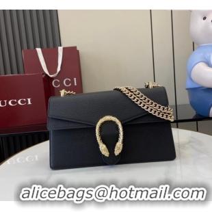 Unique Discount Gucci Dionysus medium shoulder bag in grainy leather 795005 Black 2025