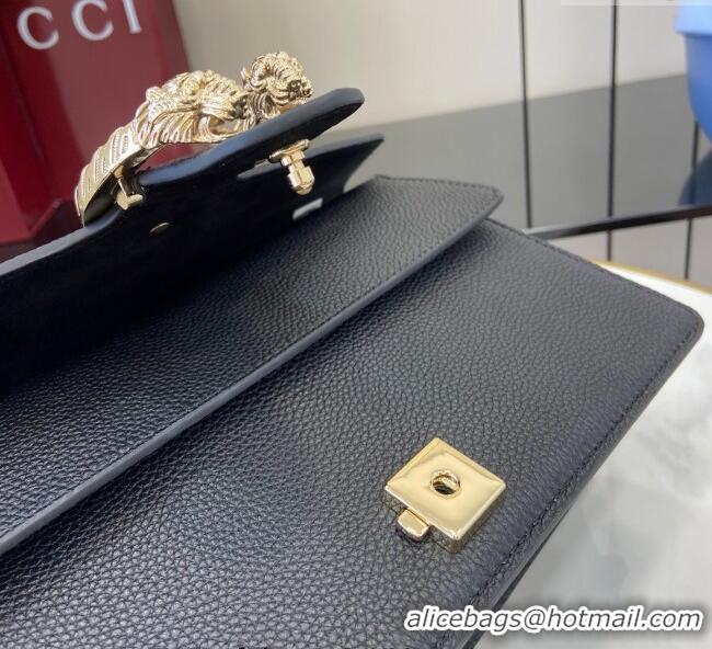 Unique Discount Gucci Dionysus medium shoulder bag in grainy leather 795005 Black 2025