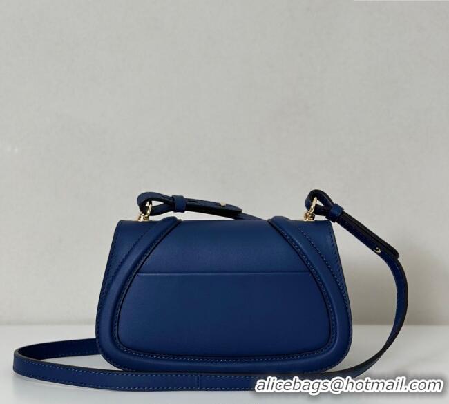 Super Quality Gucci Blondie Small Shoulder bag in Smooth Leather 815700 Dark Blue 2025