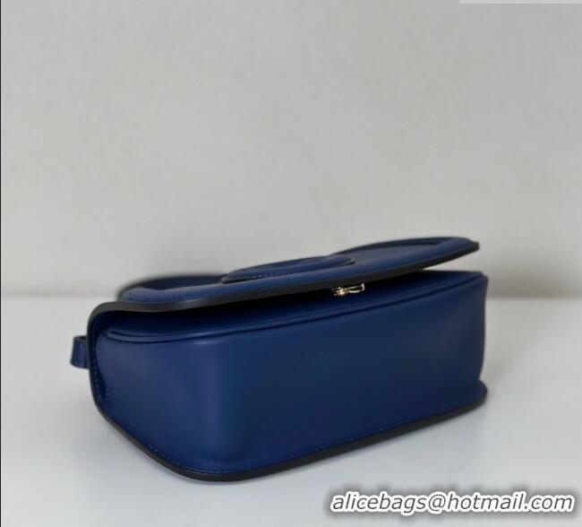 Super Quality Gucci Blondie Small Shoulder bag in Smooth Leather 815700 Dark Blue 2025