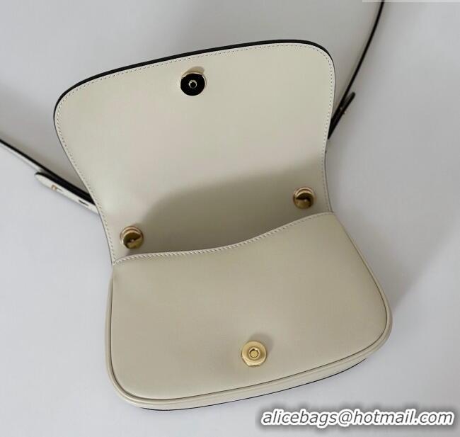 New Style Gucci Blondie Small Shoulder bag in Smooth Leather 815700 White 2025