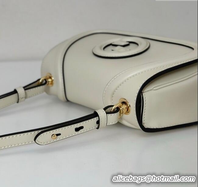 New Style Gucci Blondie Small Shoulder bag in Smooth Leather 815700 White 2025