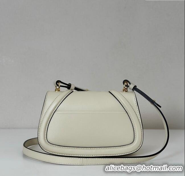 New Style Gucci Blondie Small Shoulder bag in Smooth Leather 815700 White 2025