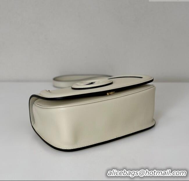 New Style Gucci Blondie Small Shoulder bag in Smooth Leather 815700 White 2025