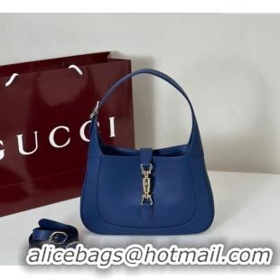 Best Price Gucci Jackie 1961 medium bag in Smooth Leather 810232 Dark Blue 2025