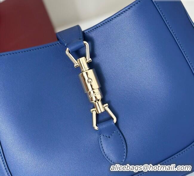 Best Price Gucci Jackie 1961 medium bag in Smooth Leather 810232 Dark Blue 2025