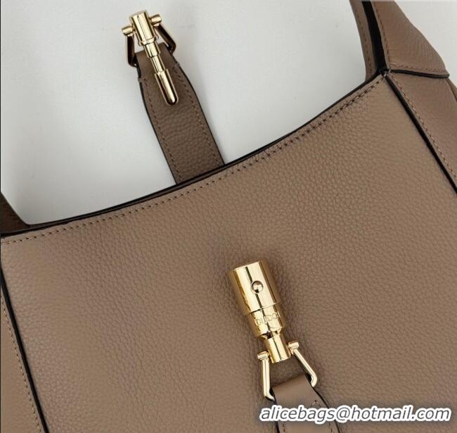 Well Crafted Gucci Jackie 1961 medium bag in Grainy Leather 810232 Beige 2025