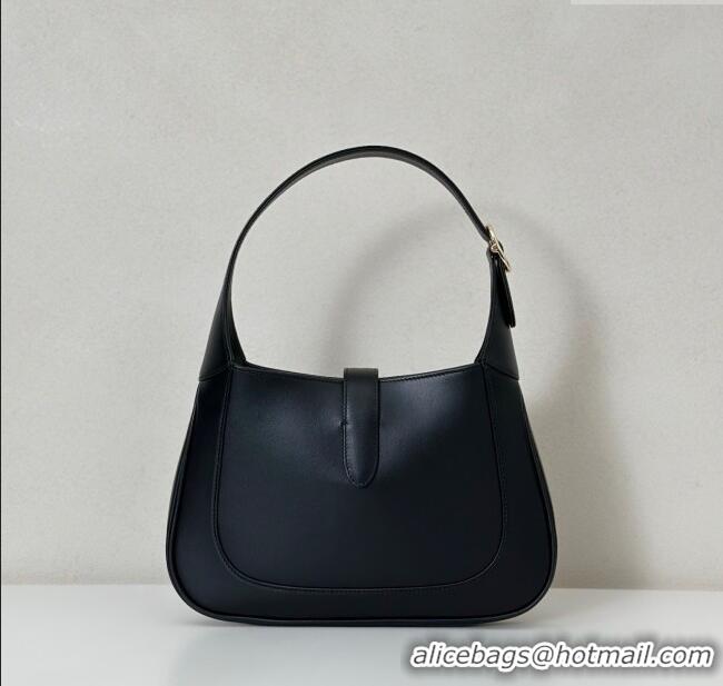 Original Cheap Gucci Jackie 1961 medium bag in Smooth Leather 810232 Black 2025