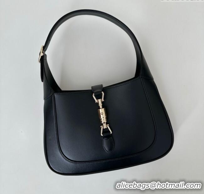 Original Cheap Gucci Jackie 1961 medium bag in Smooth Leather 810232 Black 2025