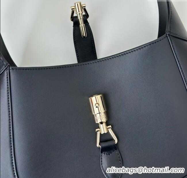 Original Cheap Gucci Jackie 1961 medium bag in Smooth Leather 810232 Black 2025