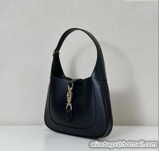 Original Cheap Gucci Jackie 1961 medium bag in Smooth Leather 810232 Black 2025