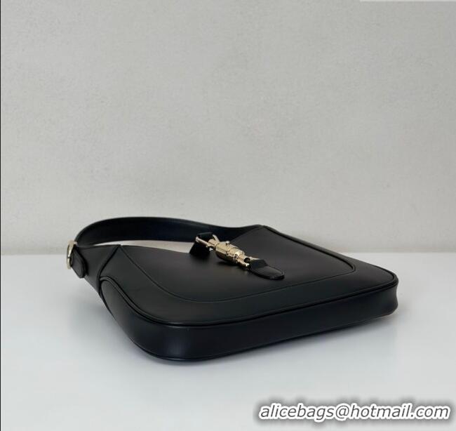 Original Cheap Gucci Jackie 1961 medium bag in Smooth Leather 810232 Black 2025