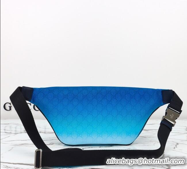 Luxury Discount Gucci Mens Chroma large belt bag 835810 Gradient Blue 2025
