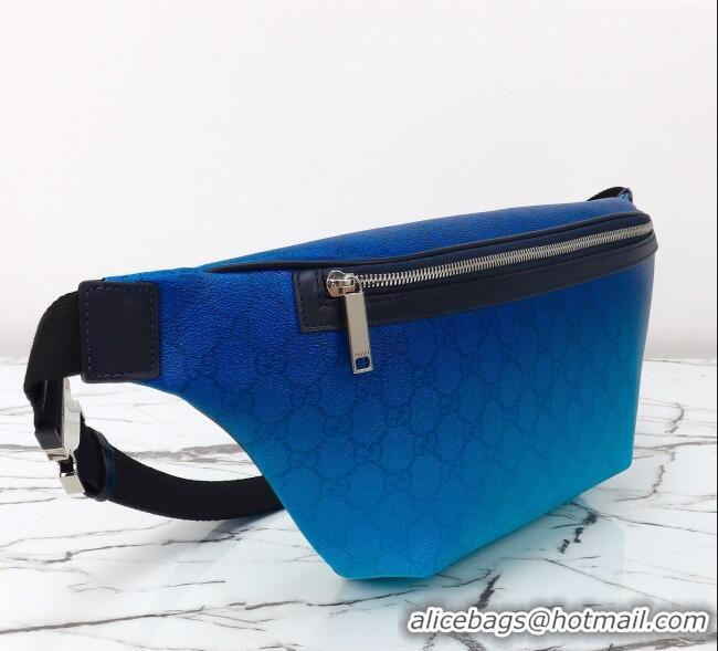 Luxury Discount Gucci Mens Chroma large belt bag 835810 Gradient Blue 2025