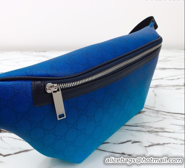Luxury Discount Gucci Mens Chroma large belt bag 835810 Gradient Blue 2025