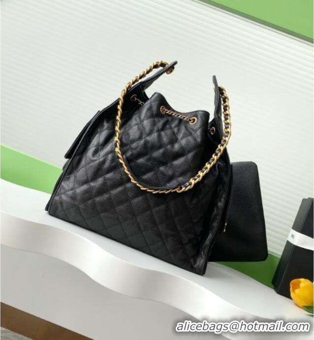 Affordable Price Chanel Grained Calfskin Medium Hobo bag AS5311 Black 2025