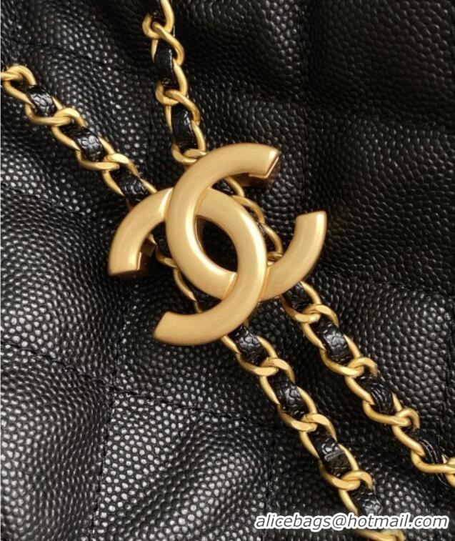 Affordable Price Chanel Grained Calfskin Medium Hobo bag AS5311 Black 2025
