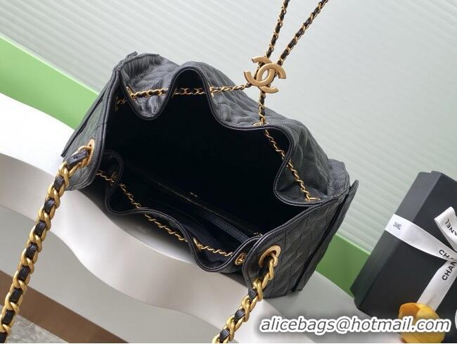 Affordable Price Chanel Grained Calfskin Medium Hobo bag AS5311 Black 2025