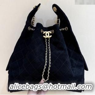 Well Crafted Chanel Suede Calfskin Medium Hobo Bag AS5311 Black 2025 Top Quality