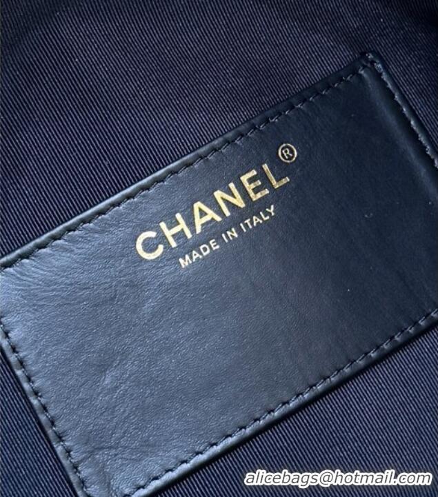 Well Crafted Chanel Suede Calfskin Medium Hobo Bag AS5311 Black 2025 Top Quality