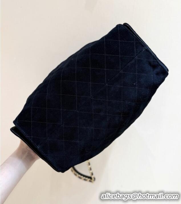 Well Crafted Chanel Suede Calfskin Medium Hobo Bag AS5311 Black 2025 Top Quality