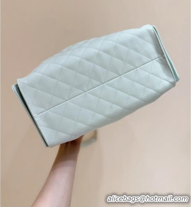Trendy Design Chanel Haas Grained Calfskin Medium Hobo Bag AS5311 Light Green 2025 Top Quality