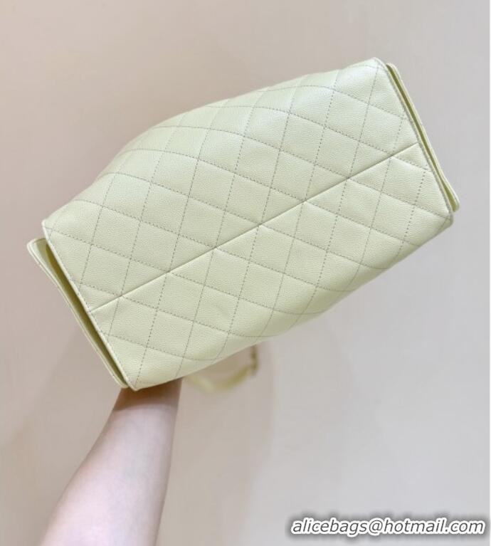 Buy Wholesale Chanel Haas Grained Calfskin Medium Hobo Bag AS5311 Light Yellow 2025 Top Quality