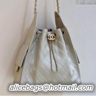 Market Sells Chanel Haas Grained Calfskin Medium Hobo Bag AS5311 Apricot 2025 Top Quality