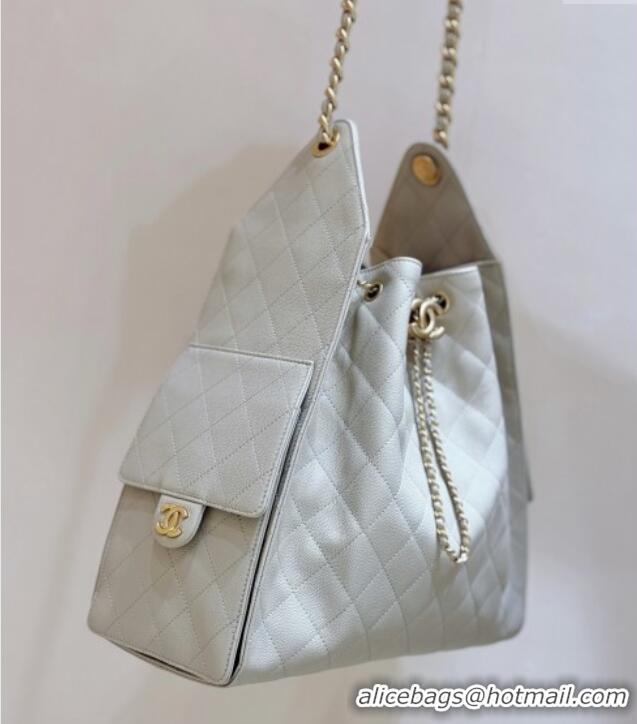Market Sells Chanel Haas Grained Calfskin Medium Hobo Bag AS5311 Apricot 2025 Top Quality