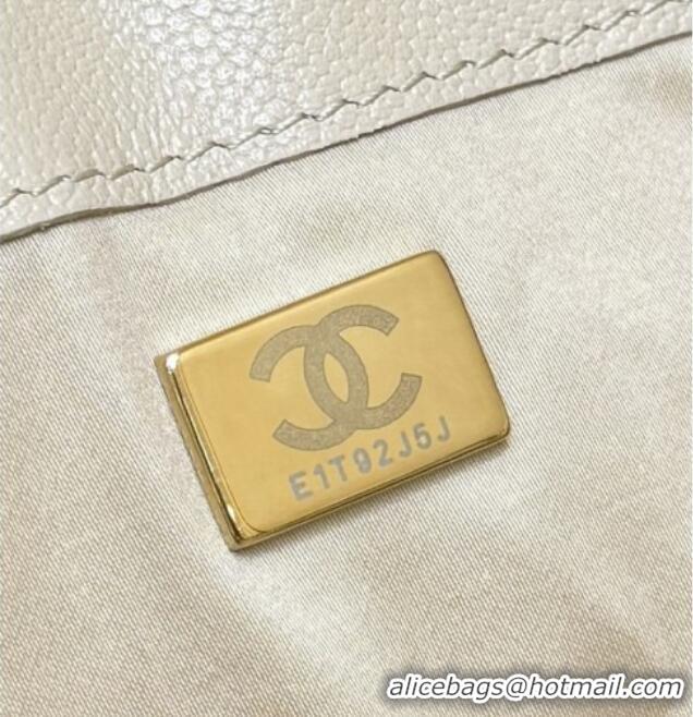 Market Sells Chanel Haas Grained Calfskin Medium Hobo Bag AS5311 Apricot 2025 Top Quality