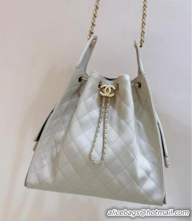 Market Sells Chanel Haas Grained Calfskin Medium Hobo Bag AS5311 Apricot 2025 Top Quality