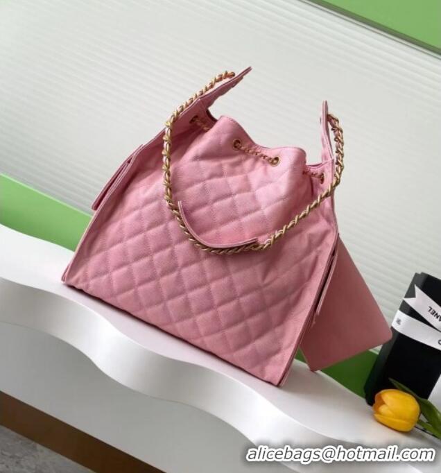 Market Sells Chanel Grained Calfskin Medium Hobo Bag AS5311 Pink 2025