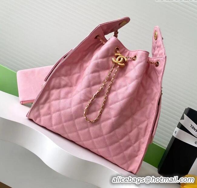 Market Sells Chanel Grained Calfskin Medium Hobo Bag AS5311 Pink 2025